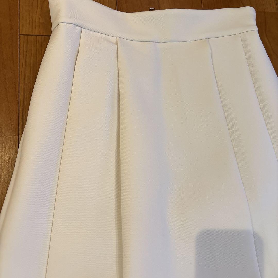 プリーツ ミディスカート - オフホワイト | ZARA Japan / 日本