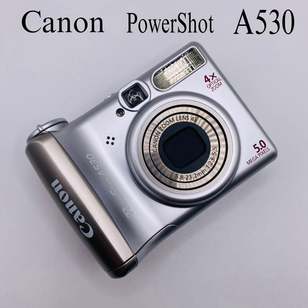 美品✨【動作確認済み】Canon Power Shot A530 単三電池稼働