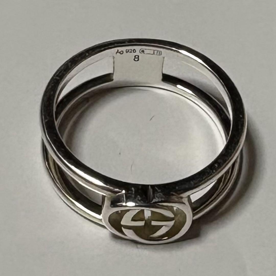 極美品】GUCCI グッチ #8 インターロッキング リング 指輪 7号
