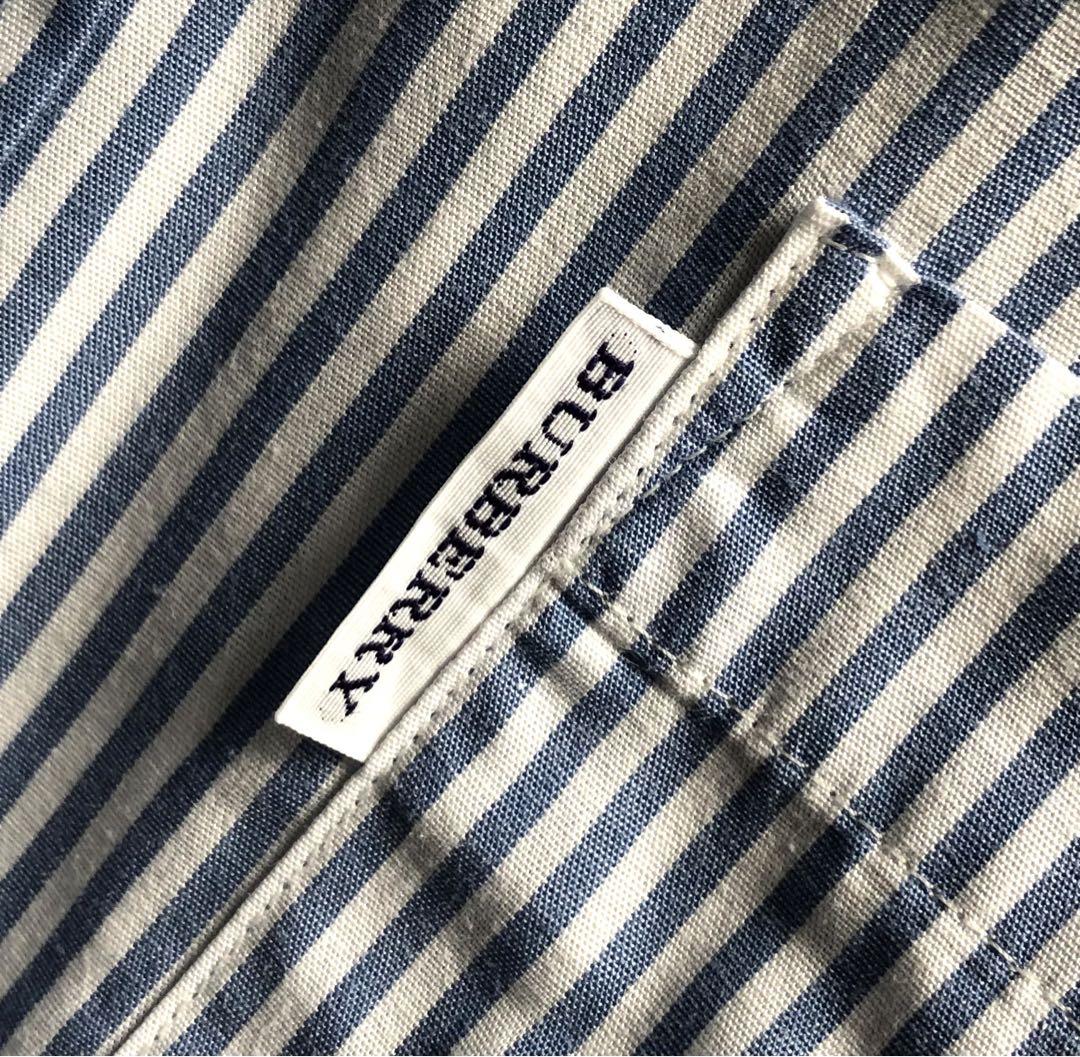 BURBERRY バーバリー　ストライプ　半袖　ボタンダウン　シャツ　BDシャツ