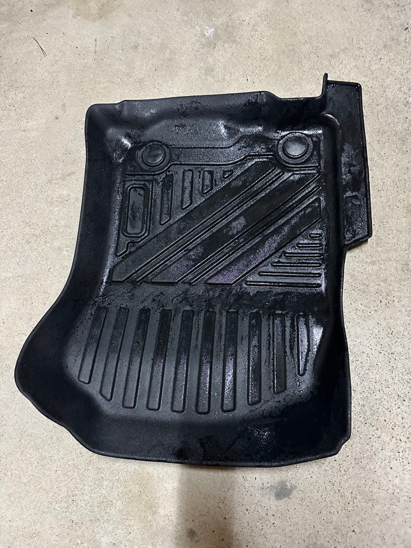 ランクルプラドフロアマット 車両用 ブラックゴム目立った傷や汚れなし BRIGHTFACE_UK