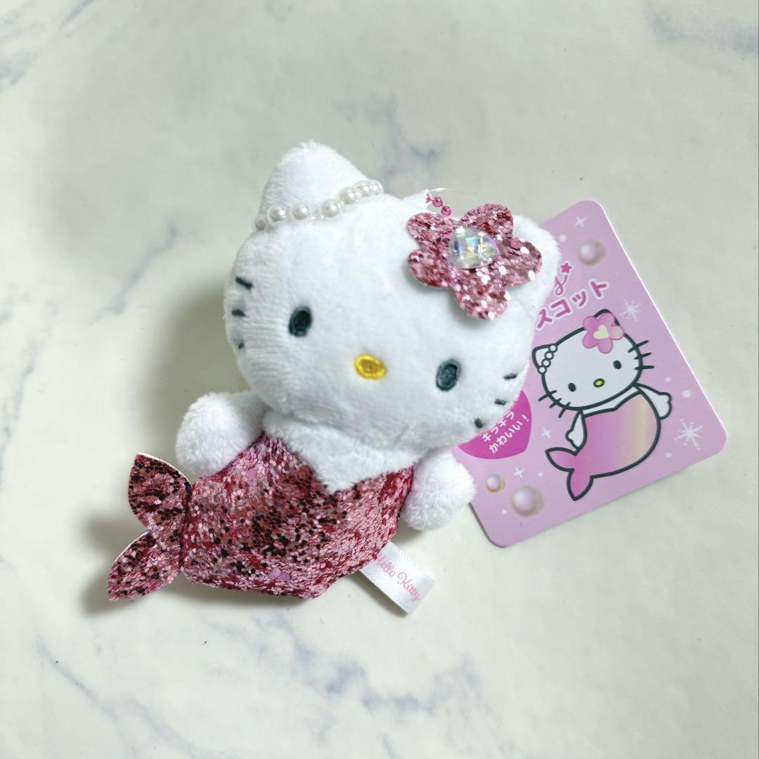 ハローキティ グリッターマスコット マーメイド サンリオ ピンク