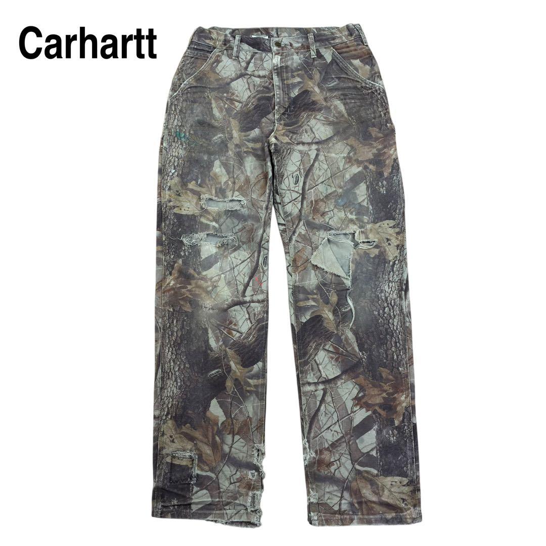 Carhartt Hardwood Camo ペインターパンツ B158 CMOL Carhartt