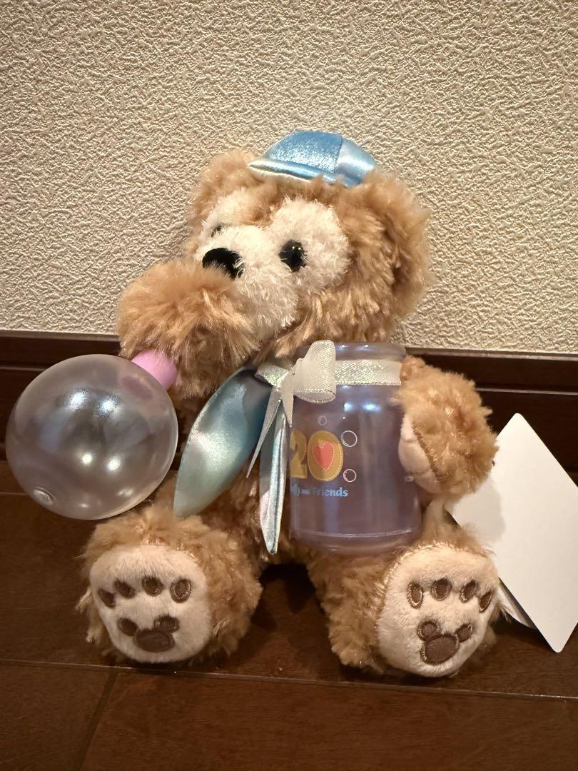 ダッフィー ぬいぐるみ 青い帽子付き
