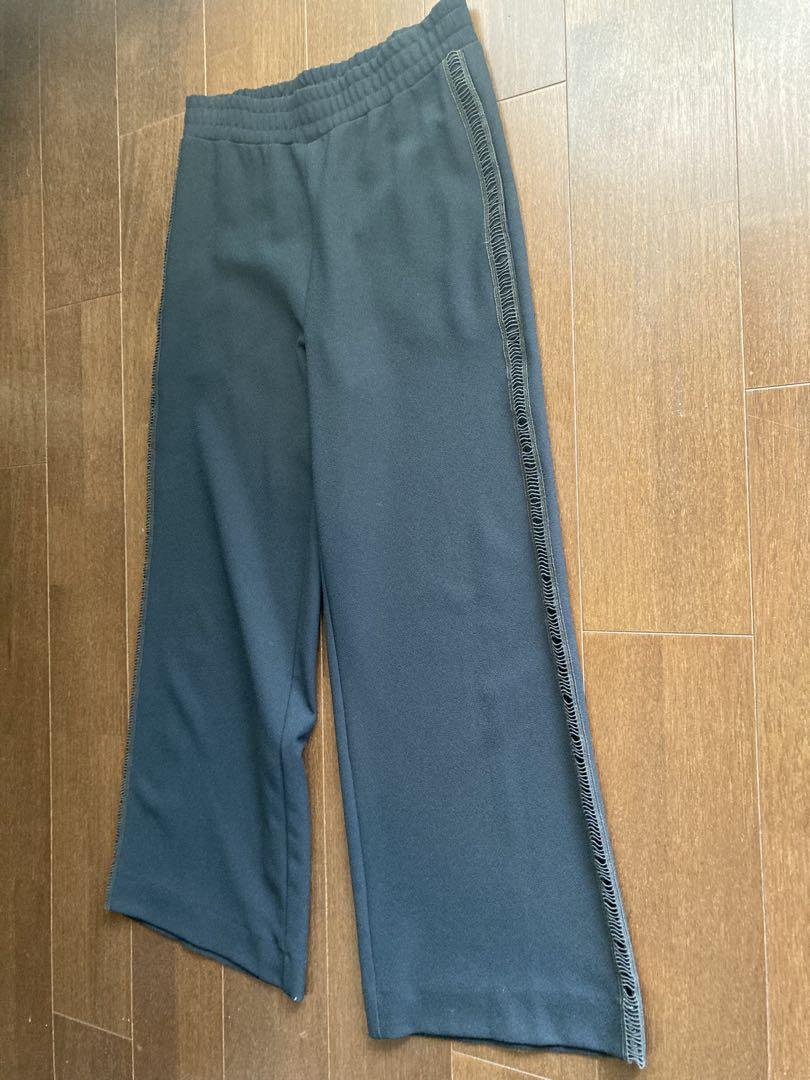 SEE BY CHLOEシーバイクロエ♡ブラック ワイドパンツ サイドレース
