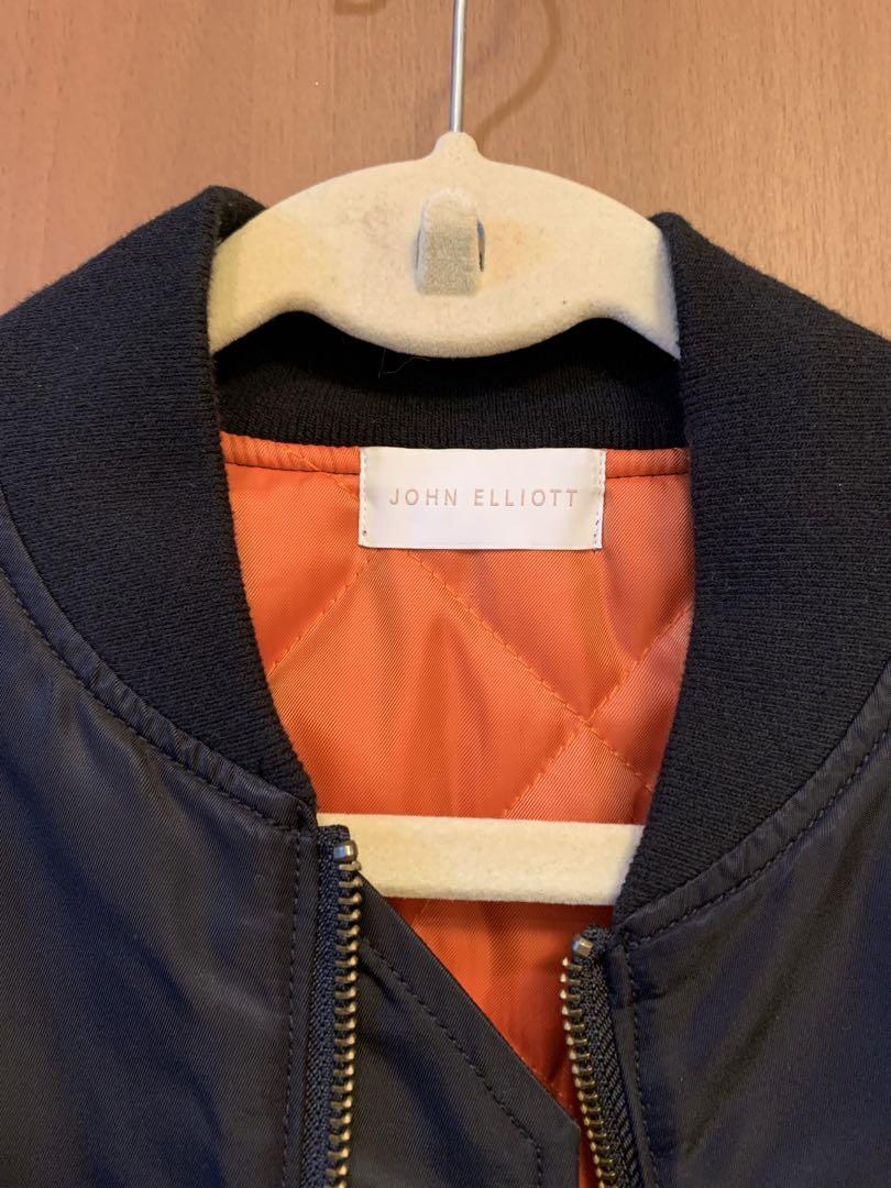 JOHN ELLIOTT  MA-1黒色ブルゾン
