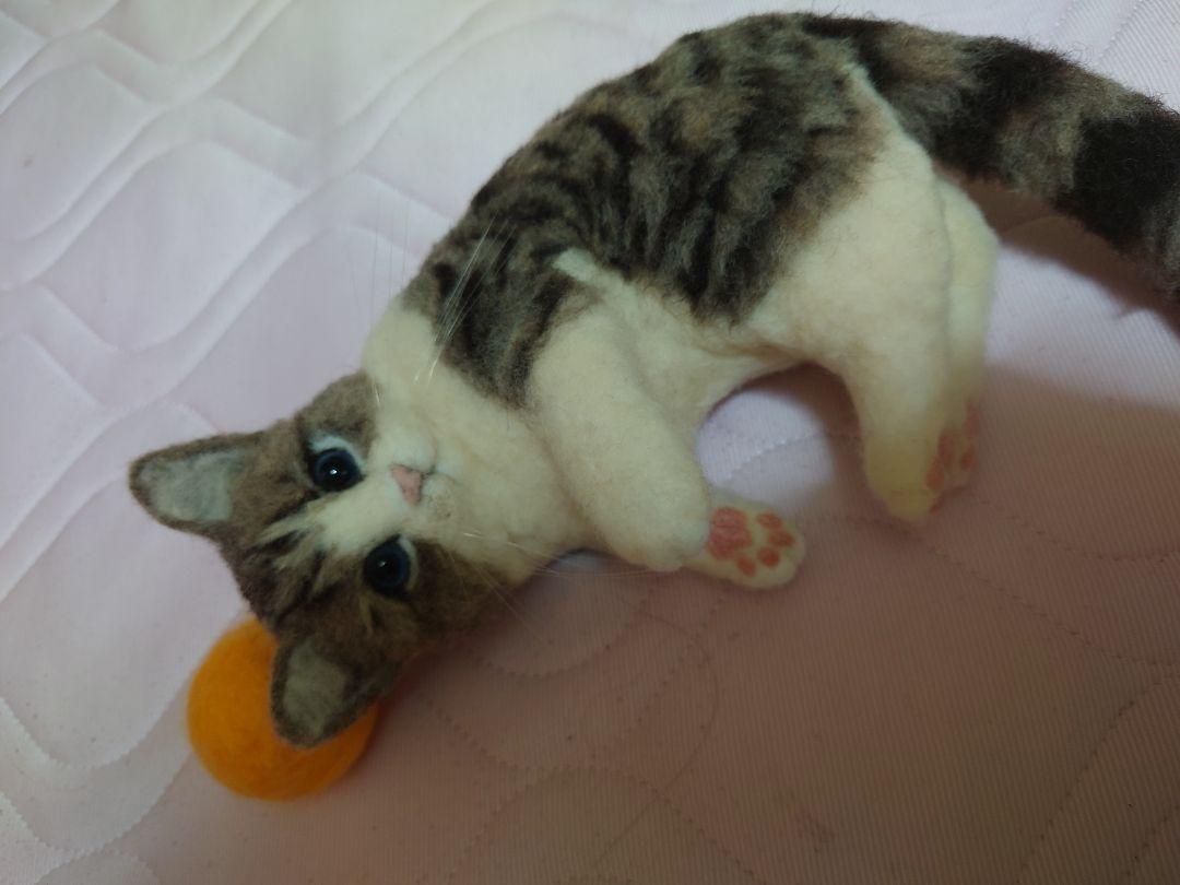 キジトラ♡羊毛フエルト♡リアルサイズ