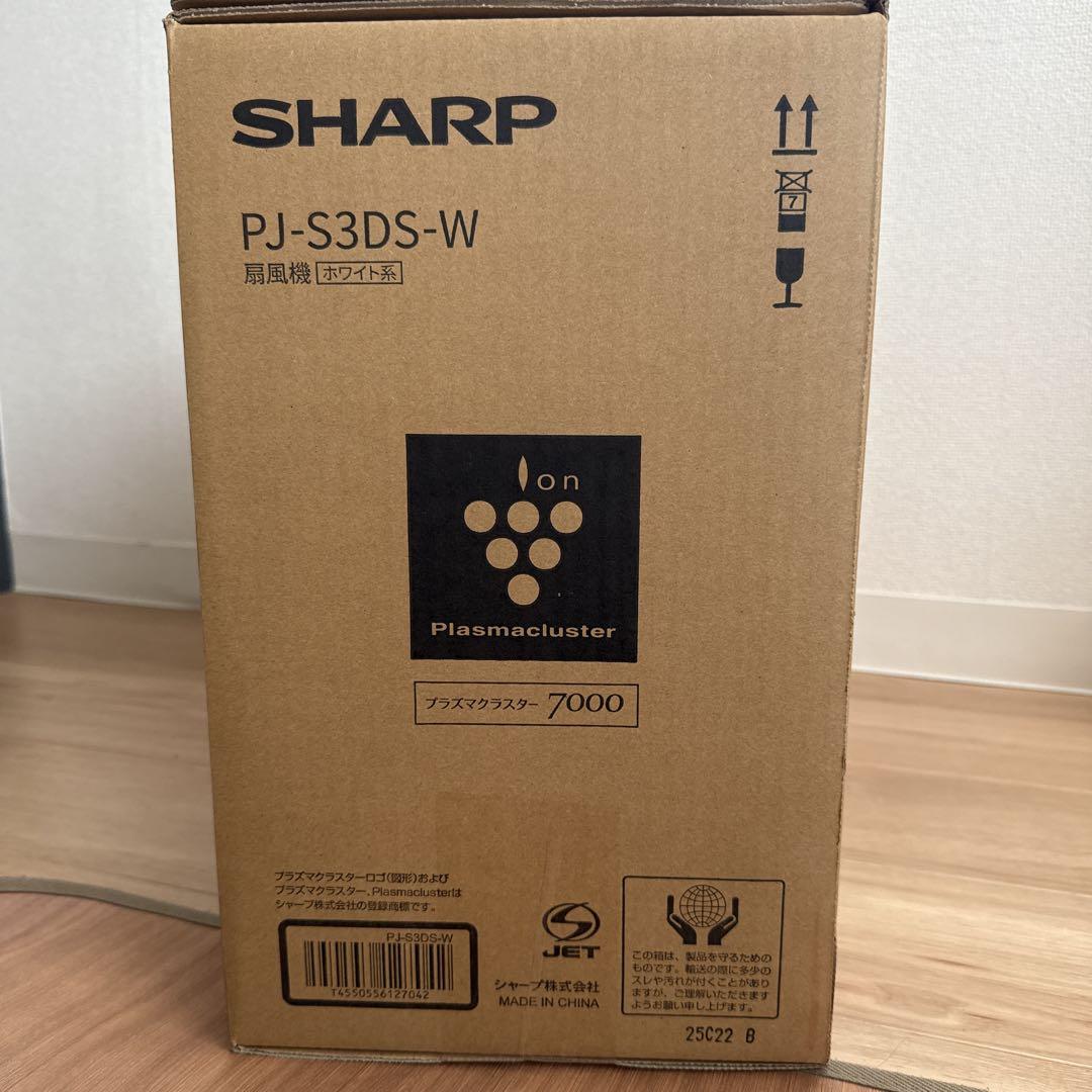 SHARP プラズマクラスター 扇風機　PJ-S3DS-W