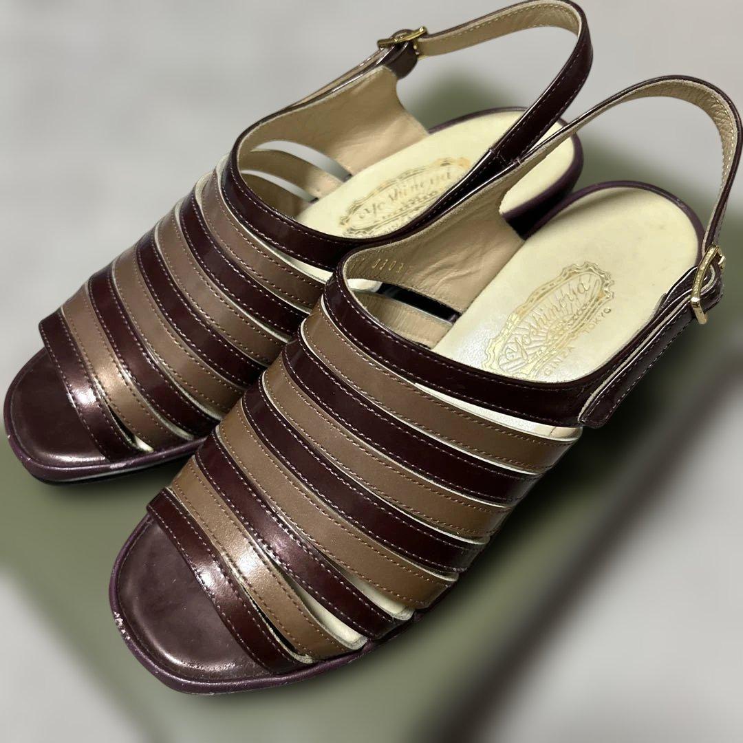 美品✨銀座ヨシノヤ ロングセラーサンダル 22.5cm