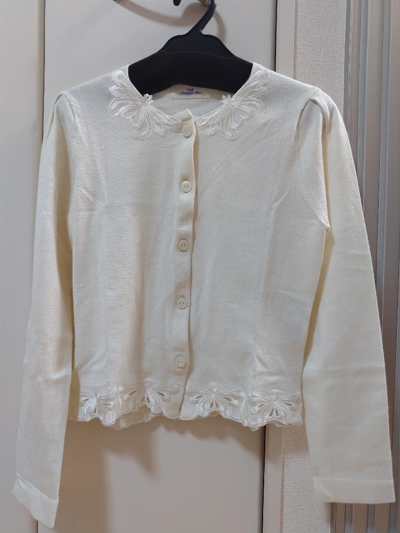 ✧新品✧ ビアッジョブルー アンサンブル ニット ホワイト