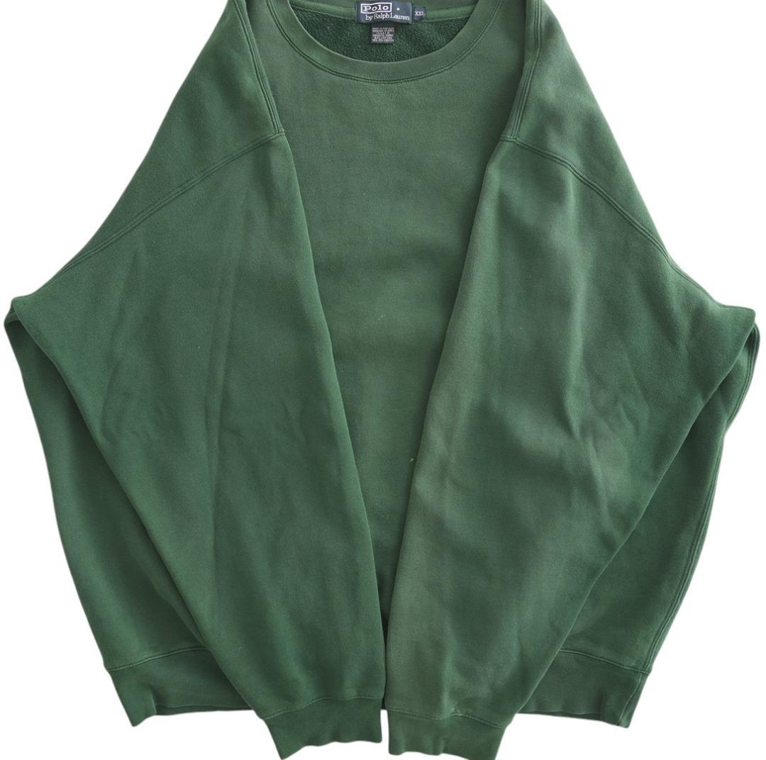 90s USA製 Polo Ralph Lauren スウェット ダークグリーン