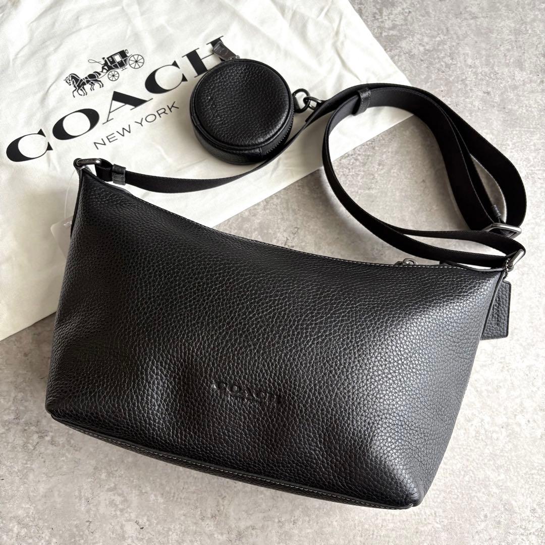 級 COACH スモール フィン クロスボディ ショルダーバッグ