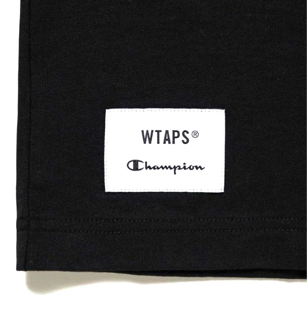 WTAPS × Champion ブラック長袖カットソー