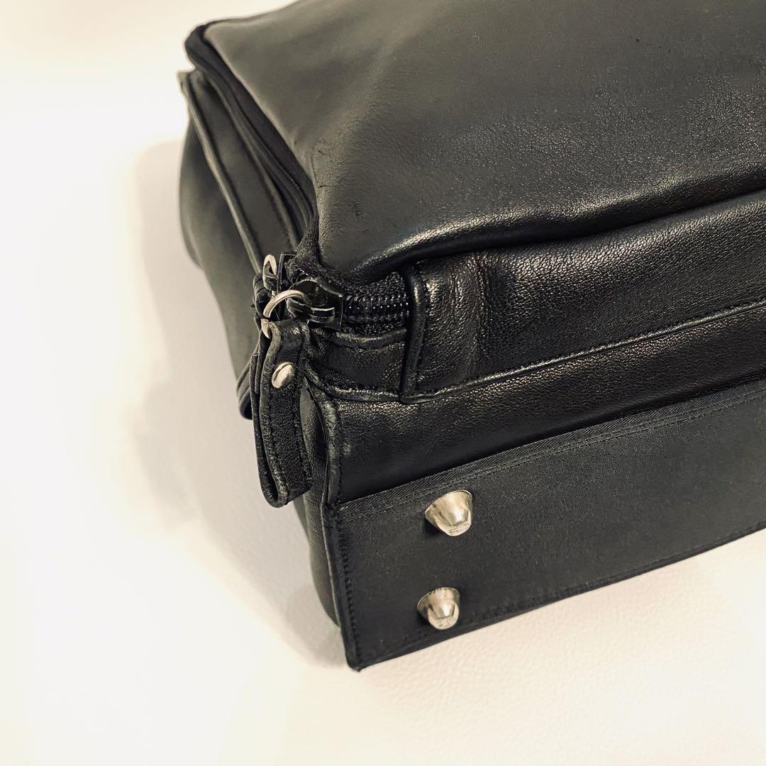 【希少良品】ジャンポールゴルチェ　ビジネスバック　肩がけ　A4 レザー　ナイロン