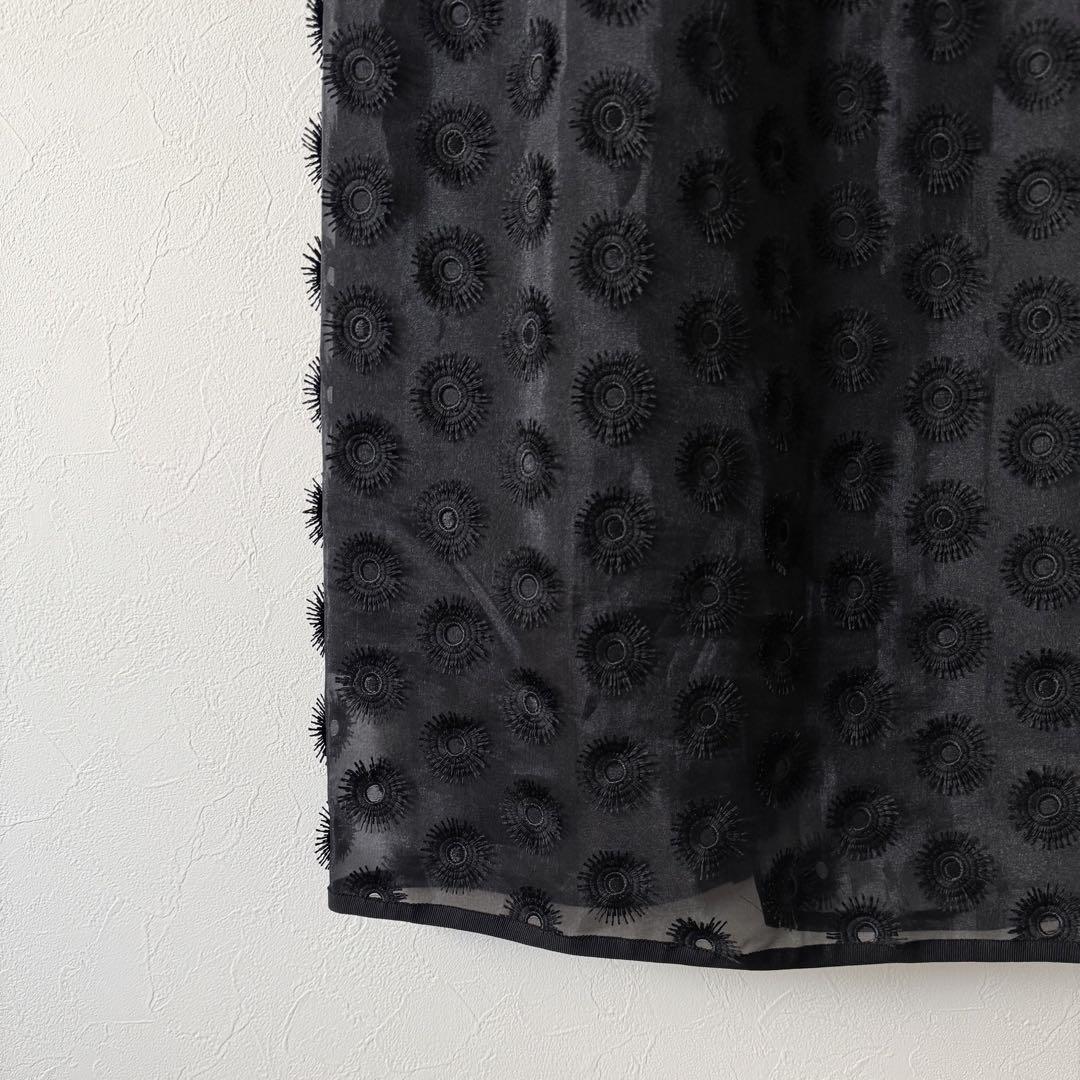 IENA 2024SS シアージャガード刺繍スカート イエナ