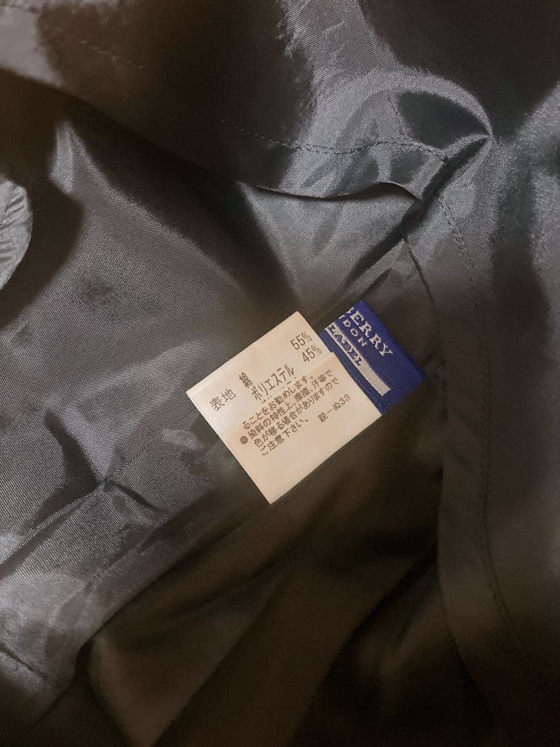 バーバリーブルーレーベル　チェック柄ワンピース　黒　38