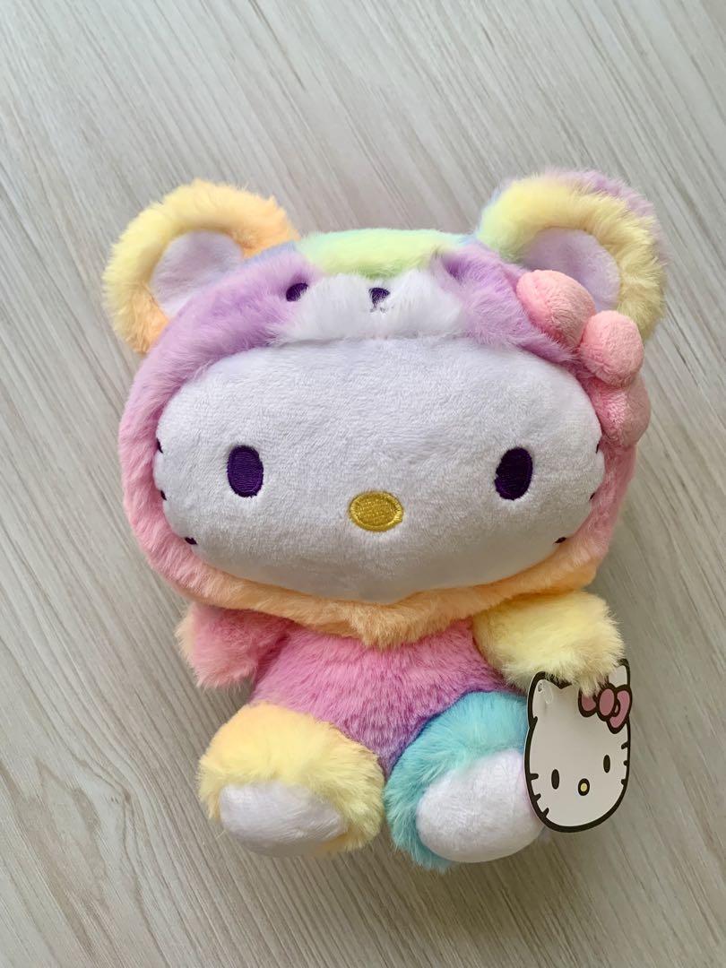 ハローキティ レインボー シャーベット テディベア ぬいぐるみ ジョングク ③ 画像4