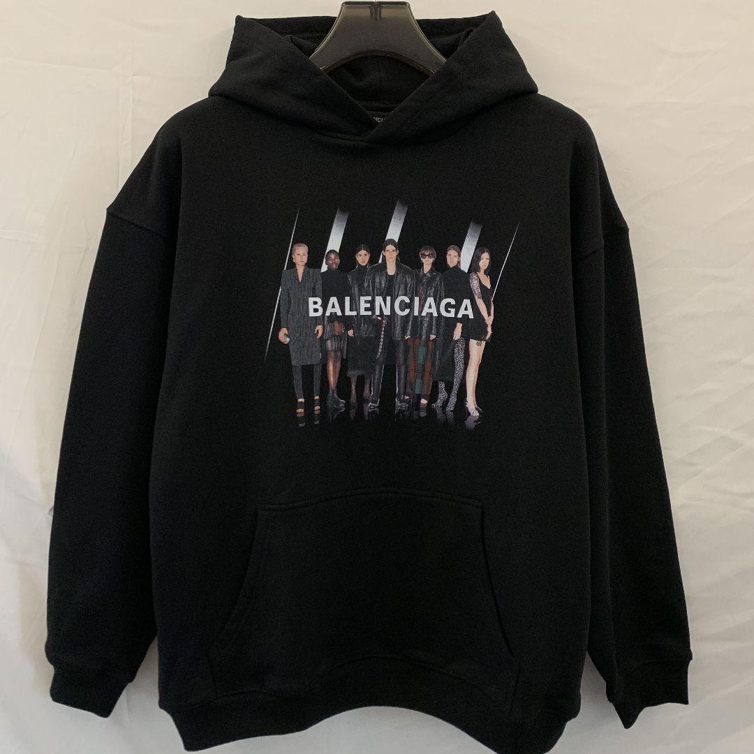 BALENCIAGA  ロゴ 長袖パーカーMサイズ