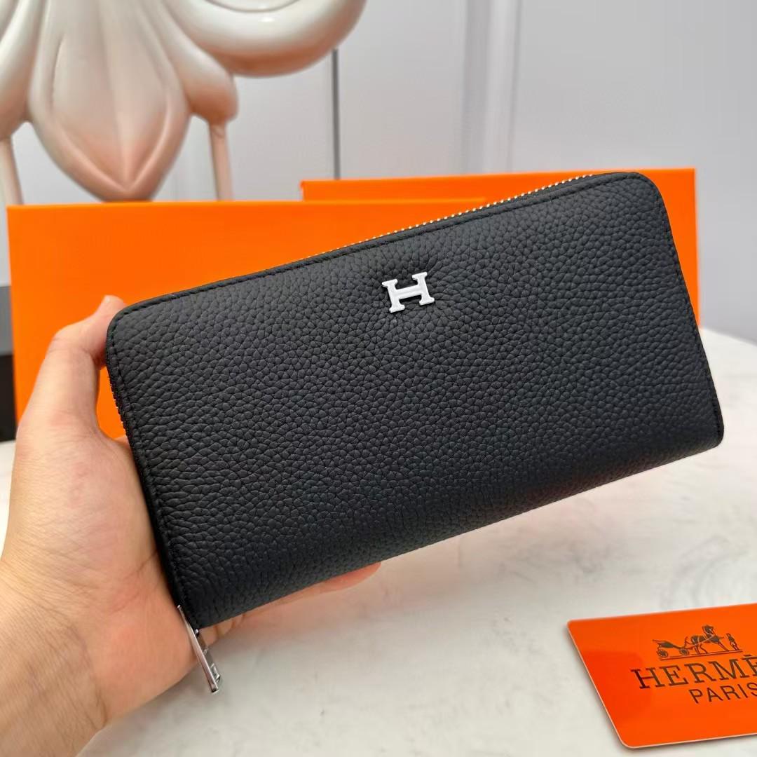 【美品/箱付き】 エルメス長財布 ファスナー付き財布