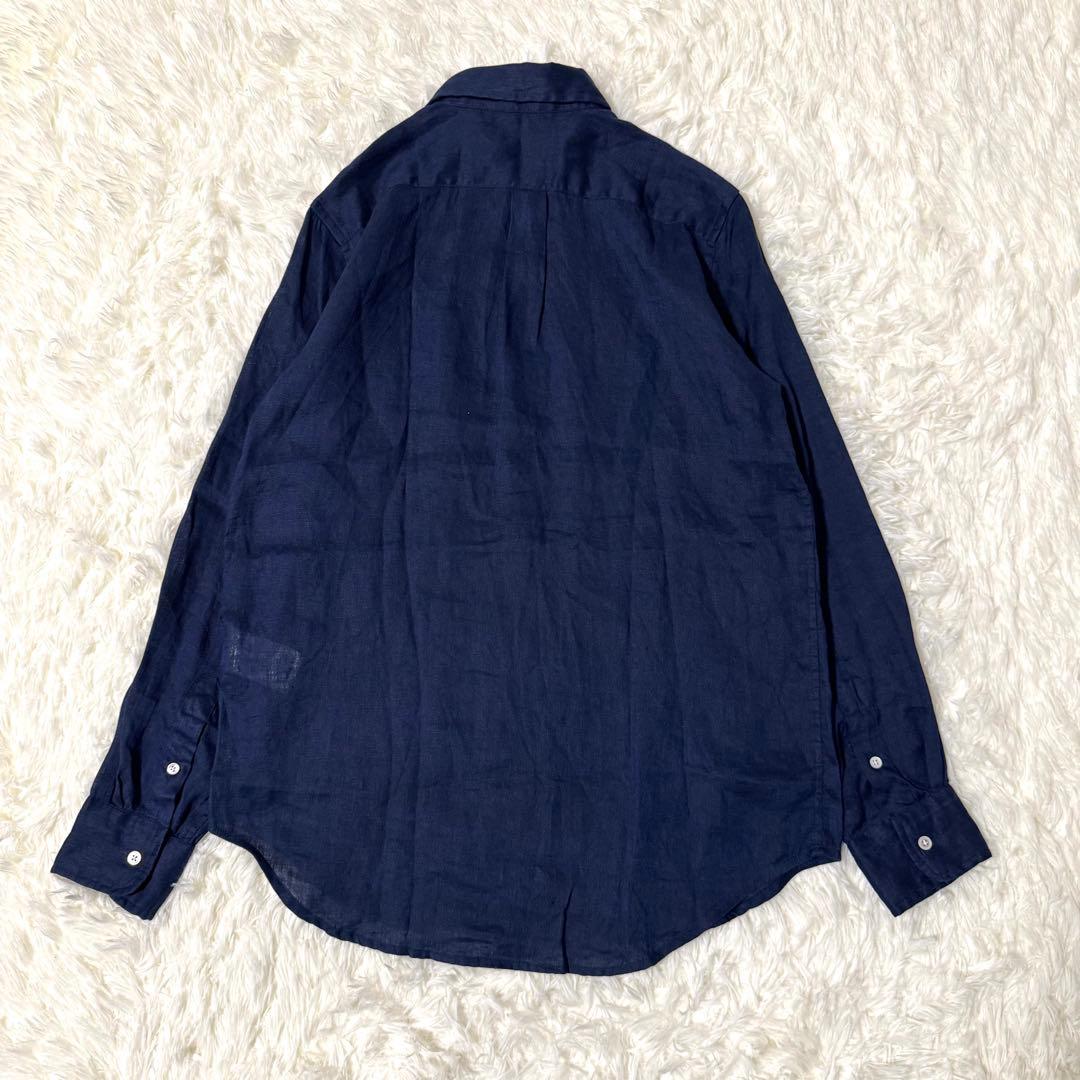 現行QRタグ✨ポロバイラルフローレン リネン レディースS シャツ ポニー 美品 現行QRタグ✨ポロバイラルフローレン リネン レディースS シャツ ポニー 美品