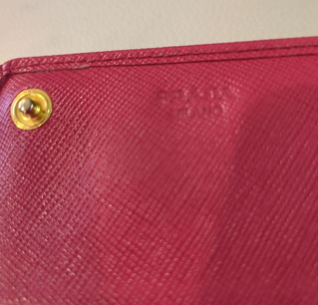 PRADA プラダ ピンク レザー 長財布