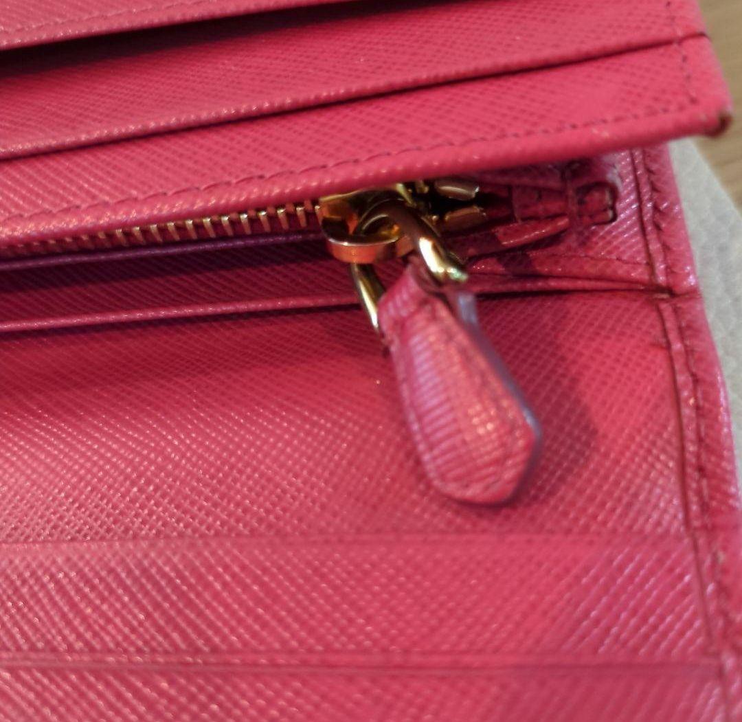 PRADA プラダ ピンク レザー 長財布