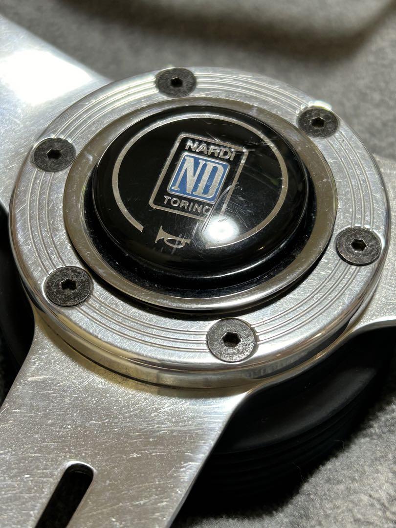 ナルディー　NARDI クラシック　ウッド　ボス付　クラウン130 バン　ワゴン