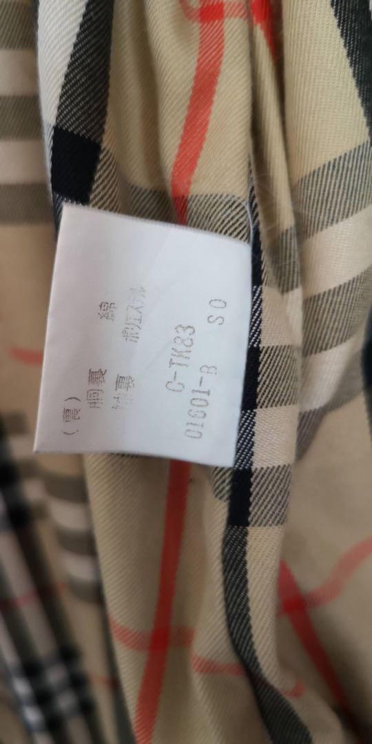 美品　バーバリー　トレンチコート　ノバチェク11（L相当）