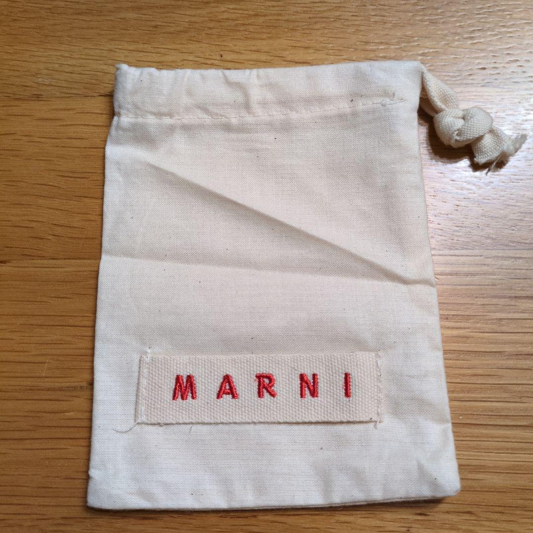 MARNI 二つ折り財布 ピンク/ホワイト