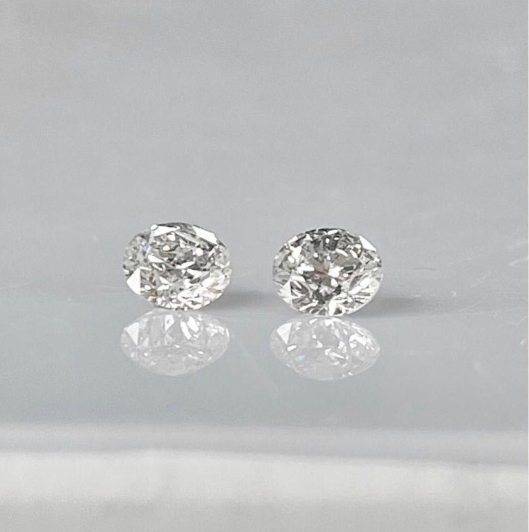 PT天然ダイヤモンドピアス　計1.２ct 鑑定書付き