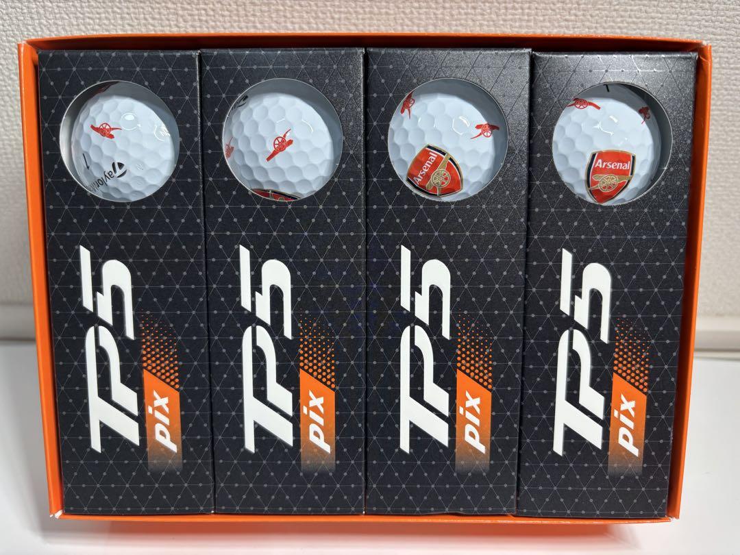 【新品・24時間以内発送】テーラーメイド TP5 pix Arsenal ボール