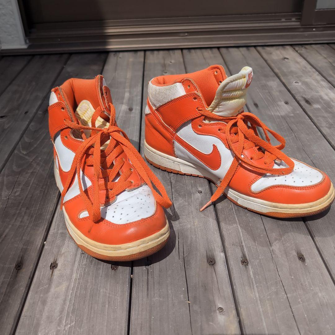 Nike DUNKHiオレンジ ハイカットシラキュース