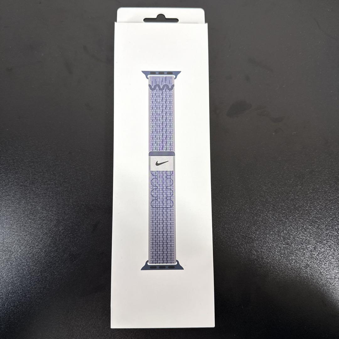 Nike Apple Watch バンド 46mm グレー/ブルー