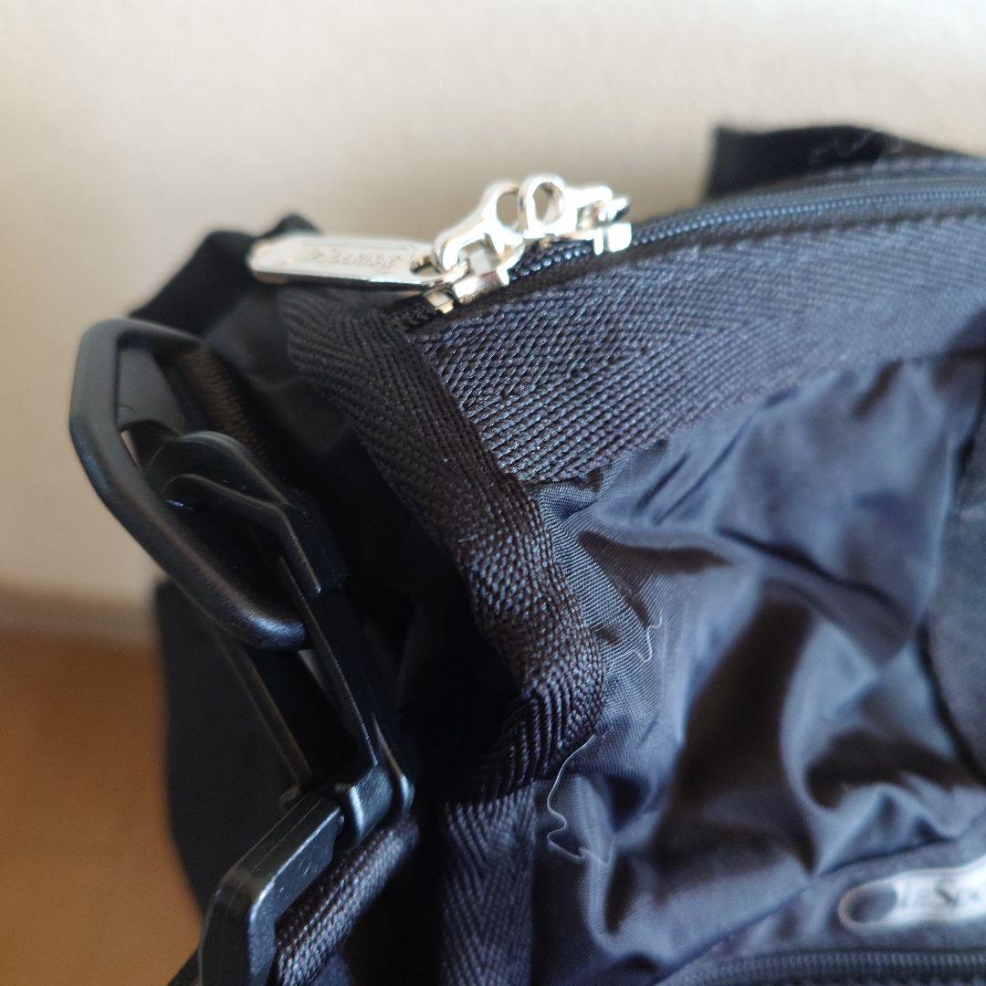 LeSportsac レスポートサック ブラック 黒 ボストンバッグ