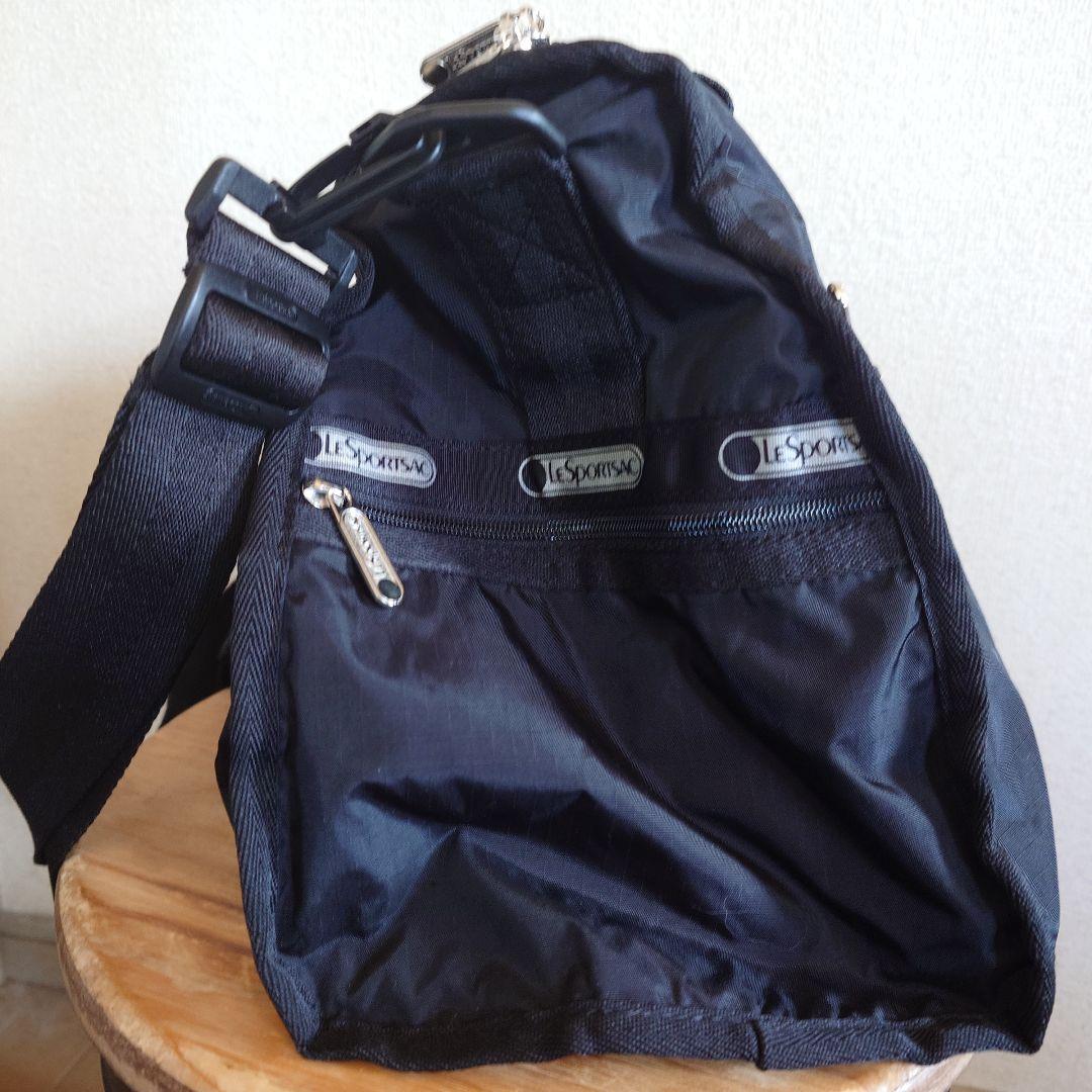 LeSportsac レスポートサック ブラック 黒 ボストンバッグ