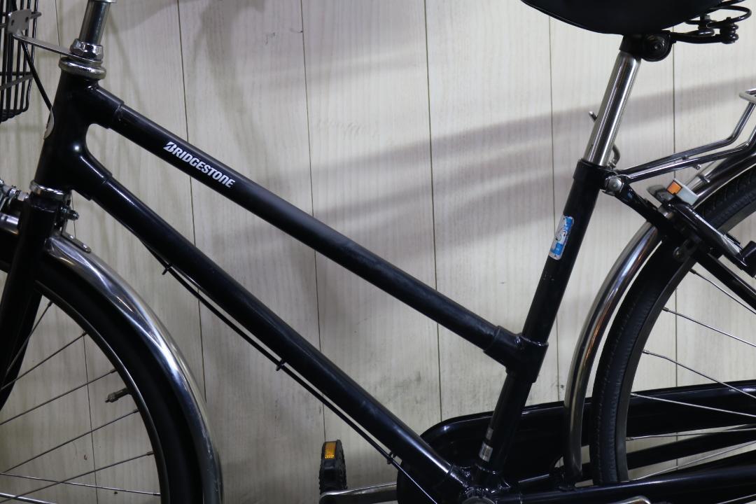 【SALE／10%OFF ブリヂストン BLACK LED 26型AUTO ME60ST S型 メッセージ 自転車本体