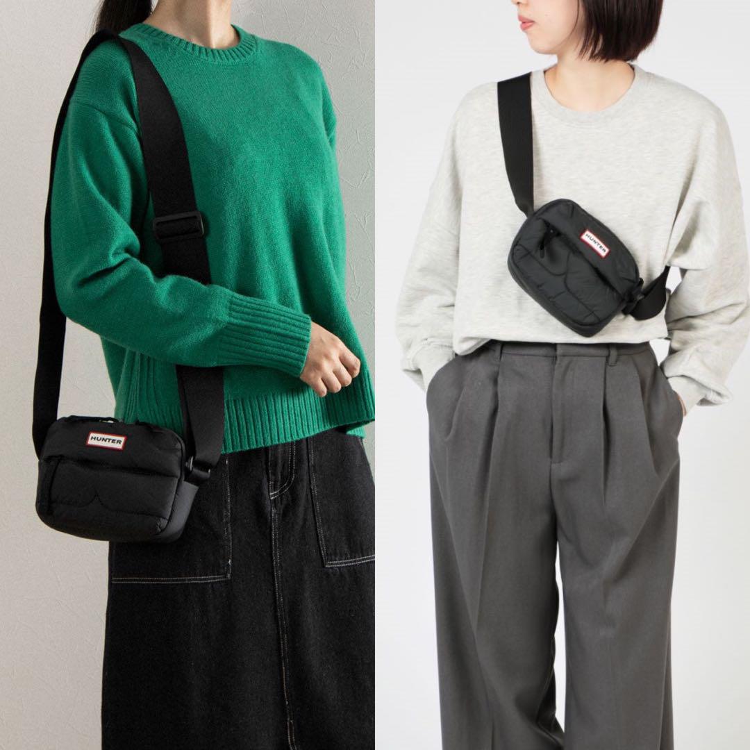上品スタイル 美品✨ ハンター ショルダー パファー イントレピッド HUNTER バッグ