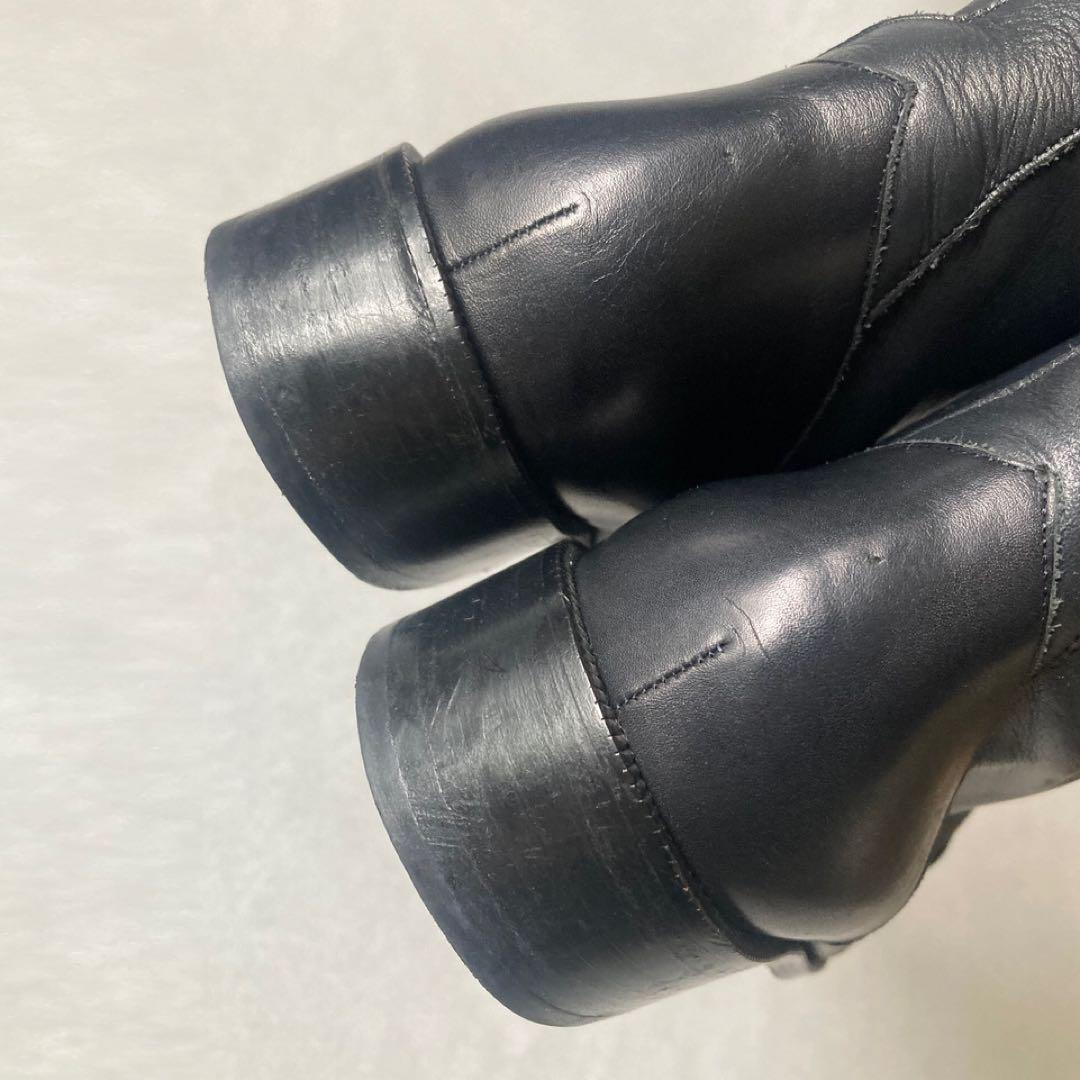 YOHJI YAMAMOTO レザーブーツ 本革 黒 大体23cmくらい