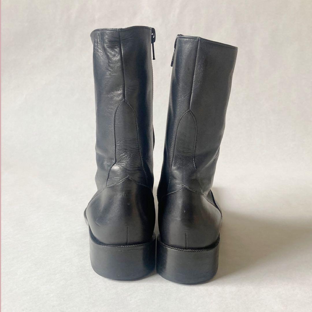 YOHJI YAMAMOTO レザーブーツ 本革 黒 大体23cmくらい