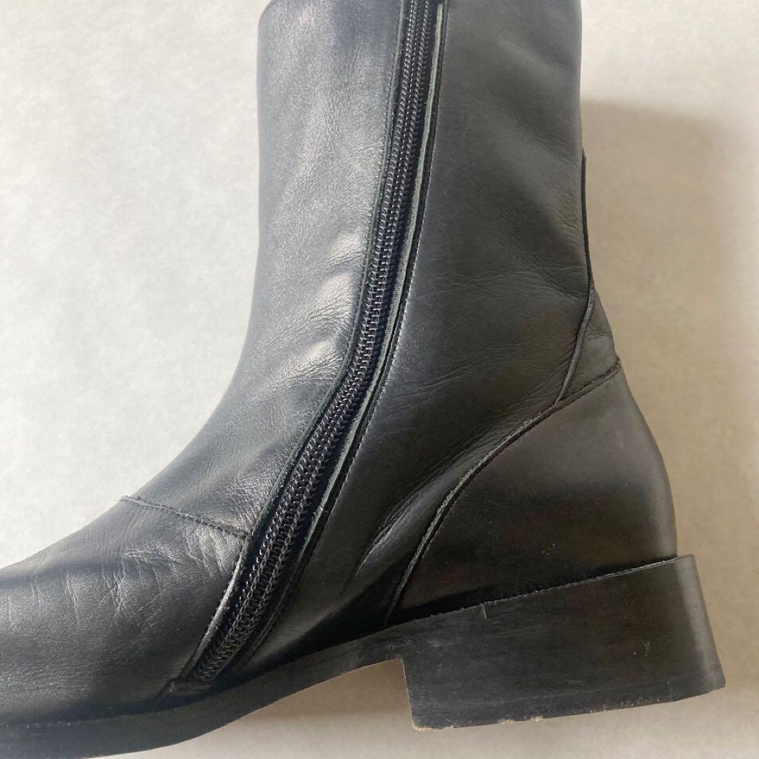 YOHJI YAMAMOTO レザーブーツ 本革 黒 大体23cmくらい