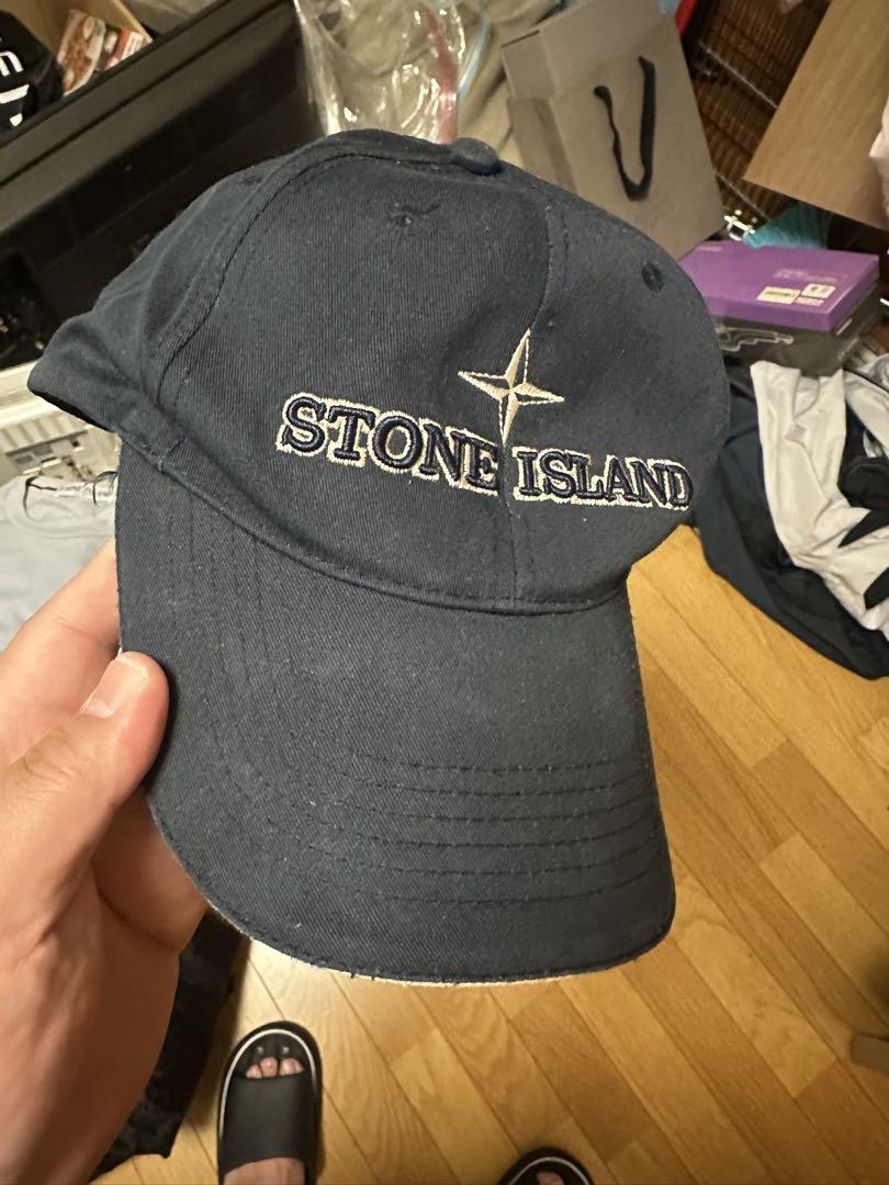 STONE ISLAND ネイビー キャップ L