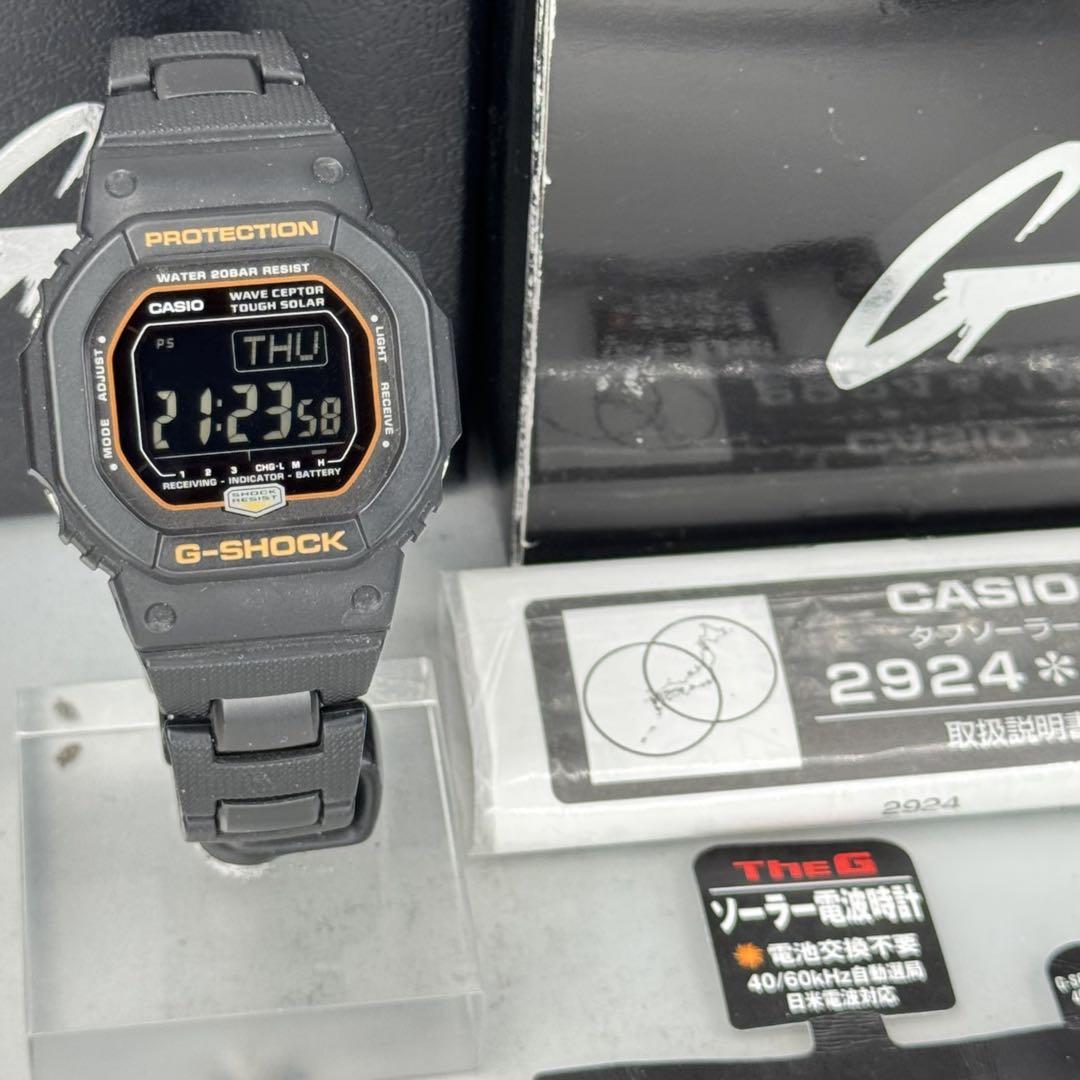 未使用同様 極美品 箱説付 G-SHOCK GW-5600BCJ 電波ソーラー
