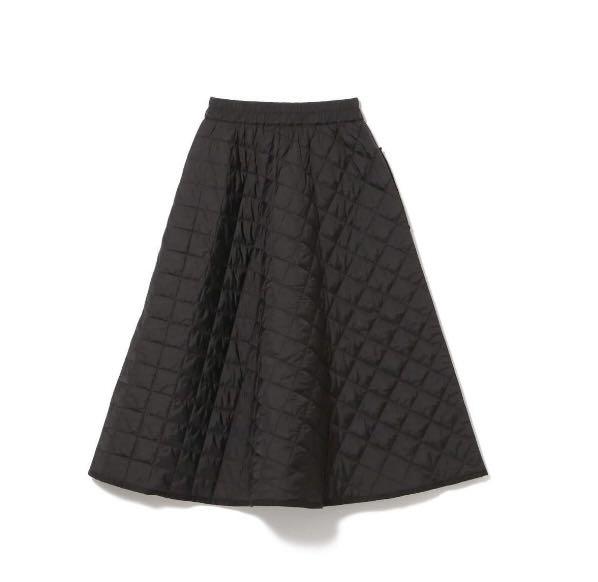 通販在庫 完売色 キルティング ロングスカート 黒 J2LiK-m65717040830 新品 CAROLINA GLASER 在庫国産