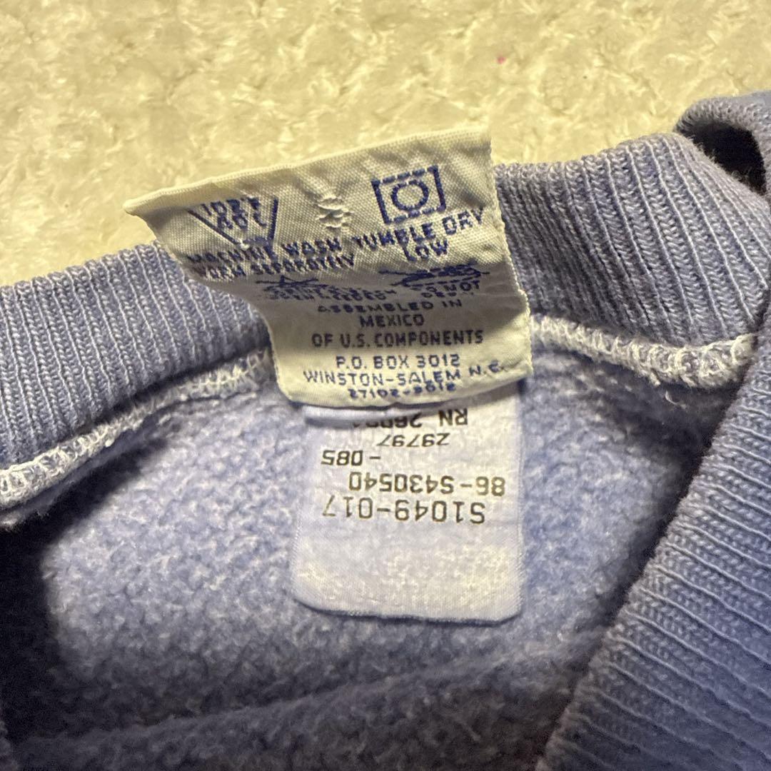 ⭐️90s champion リバースウィーブ　目無し　無地スウェット　珍ピオン
