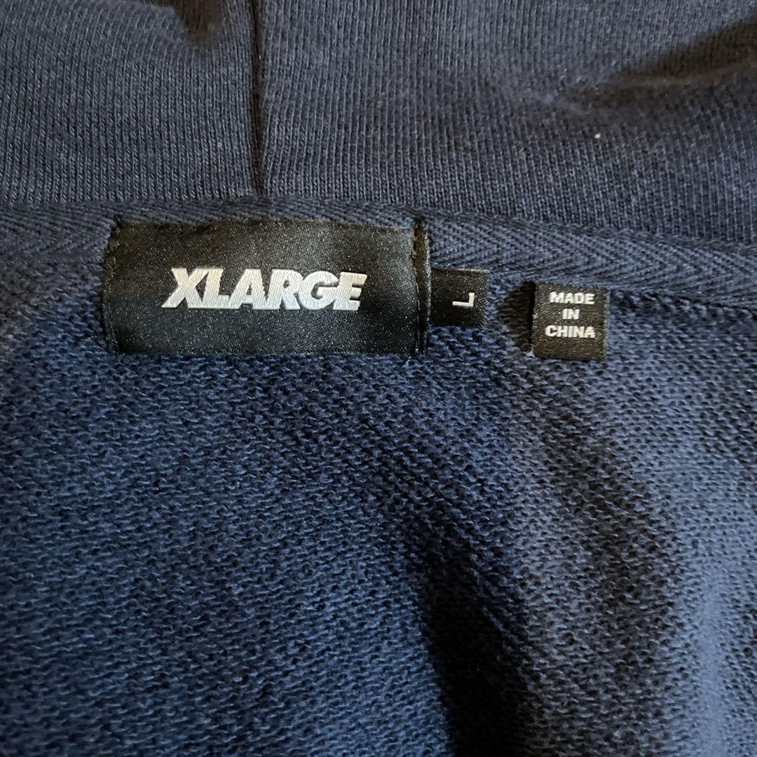 X LARGE SLANTED OG ZIP HOODED SWEATSHIRT