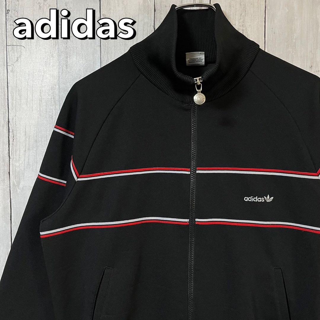 adidasジャージサイズL 着丈64cmデカえり