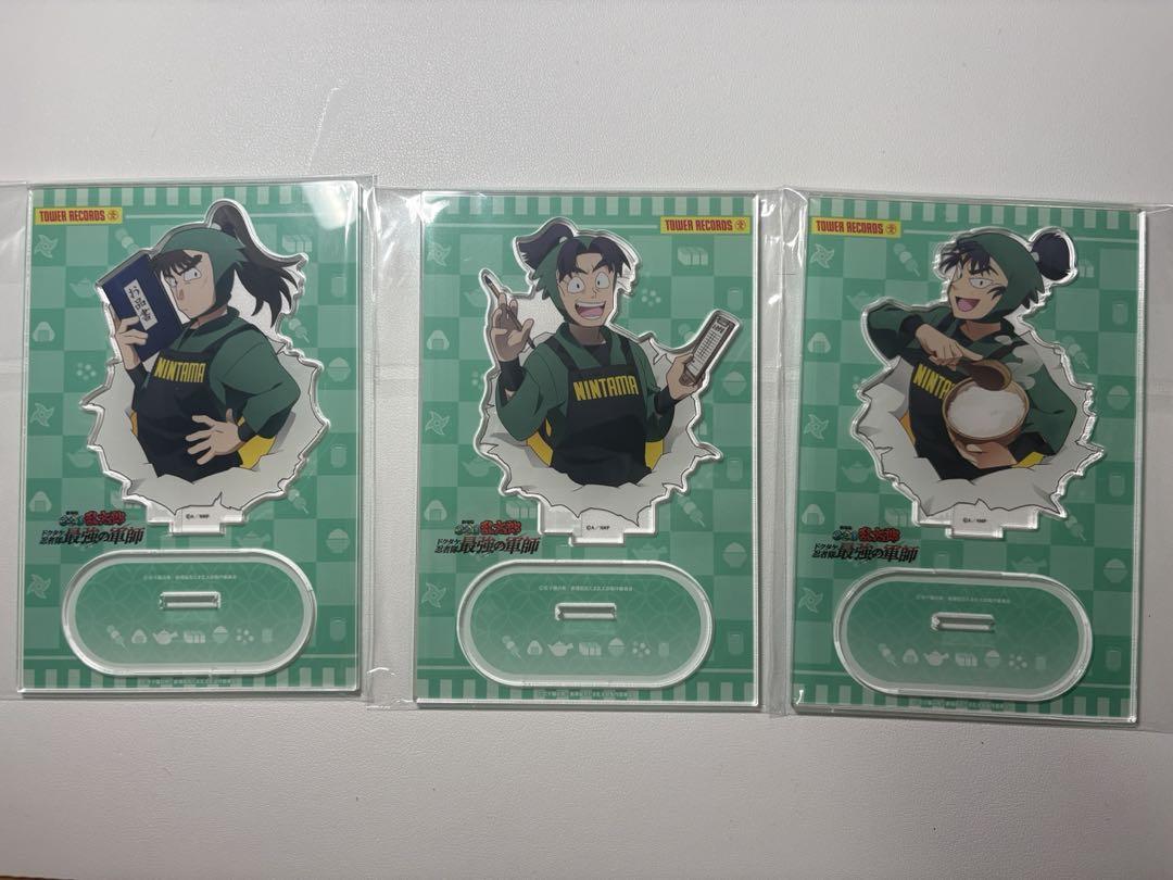 忍たま乱太郎 タワーレコード タワレコ アクリルスタンド 6年生 まとめ売り