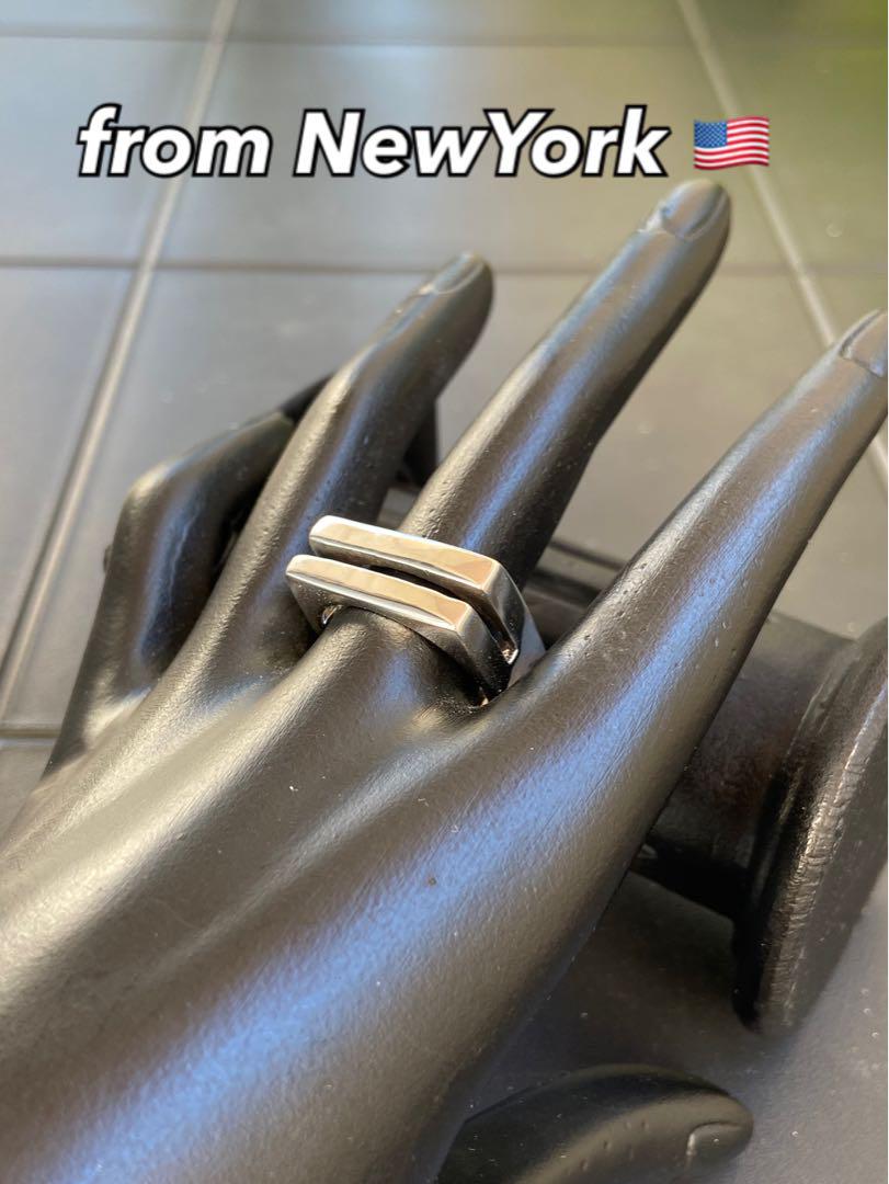 【396さま専用】NY シルバーリング 指輪【17号】 SILVER925