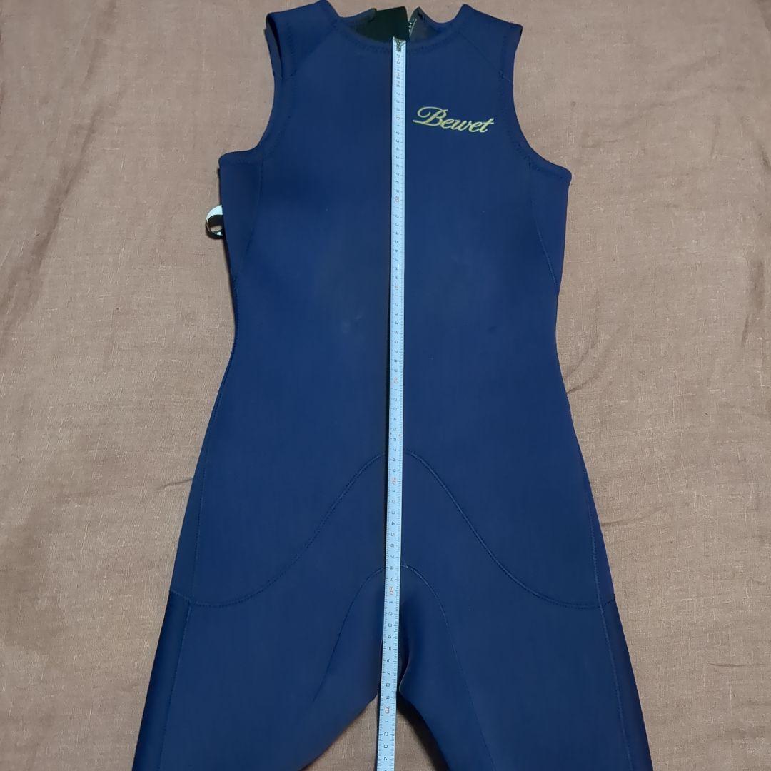 美品　bewet　 ショートジョン　ジャージネイビーML程度