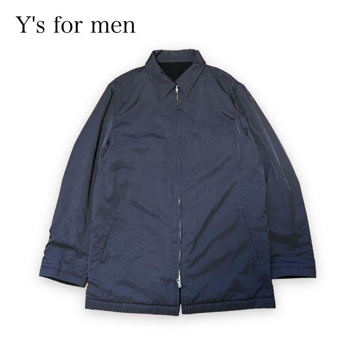 Y's for men ヨウジヤマモト 裏フリース　ナイロンブルゾン　ブラック